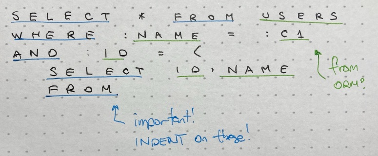 Formatting SQL in the Browser Using PEG
