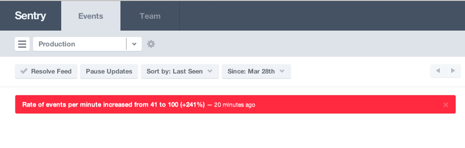 Alerts Beta Stream