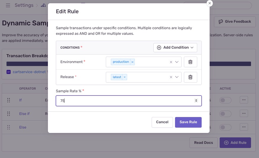 Dynamic Sampling 