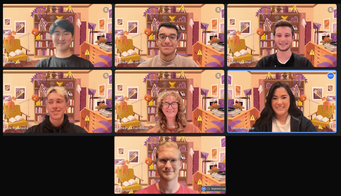 Grid of headshots for Sentry's 2024 summer intern cohort on colorful backgrounds