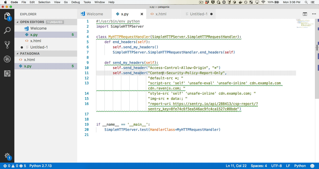 CSP Test