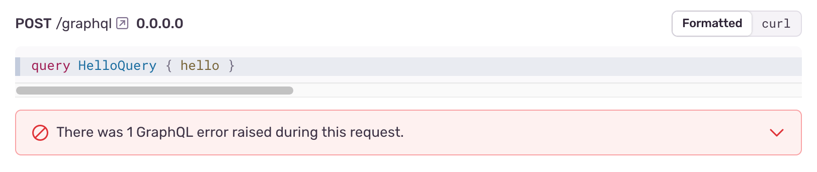 error