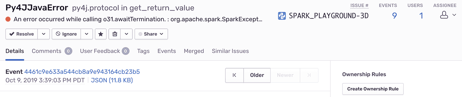 spark-error