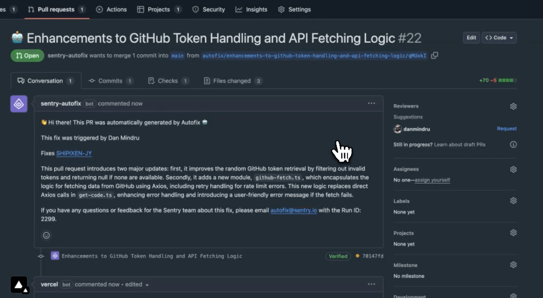 PR overview