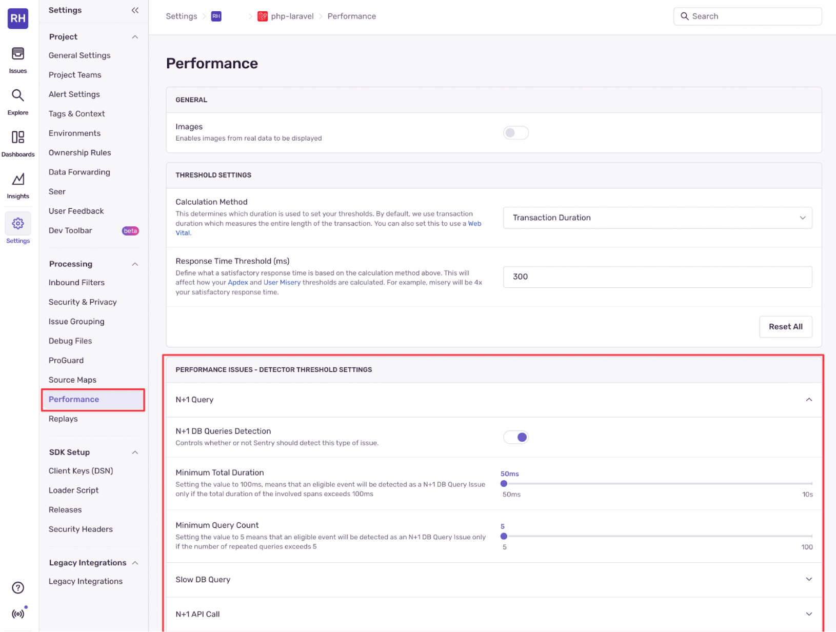 laravel-performance-detector