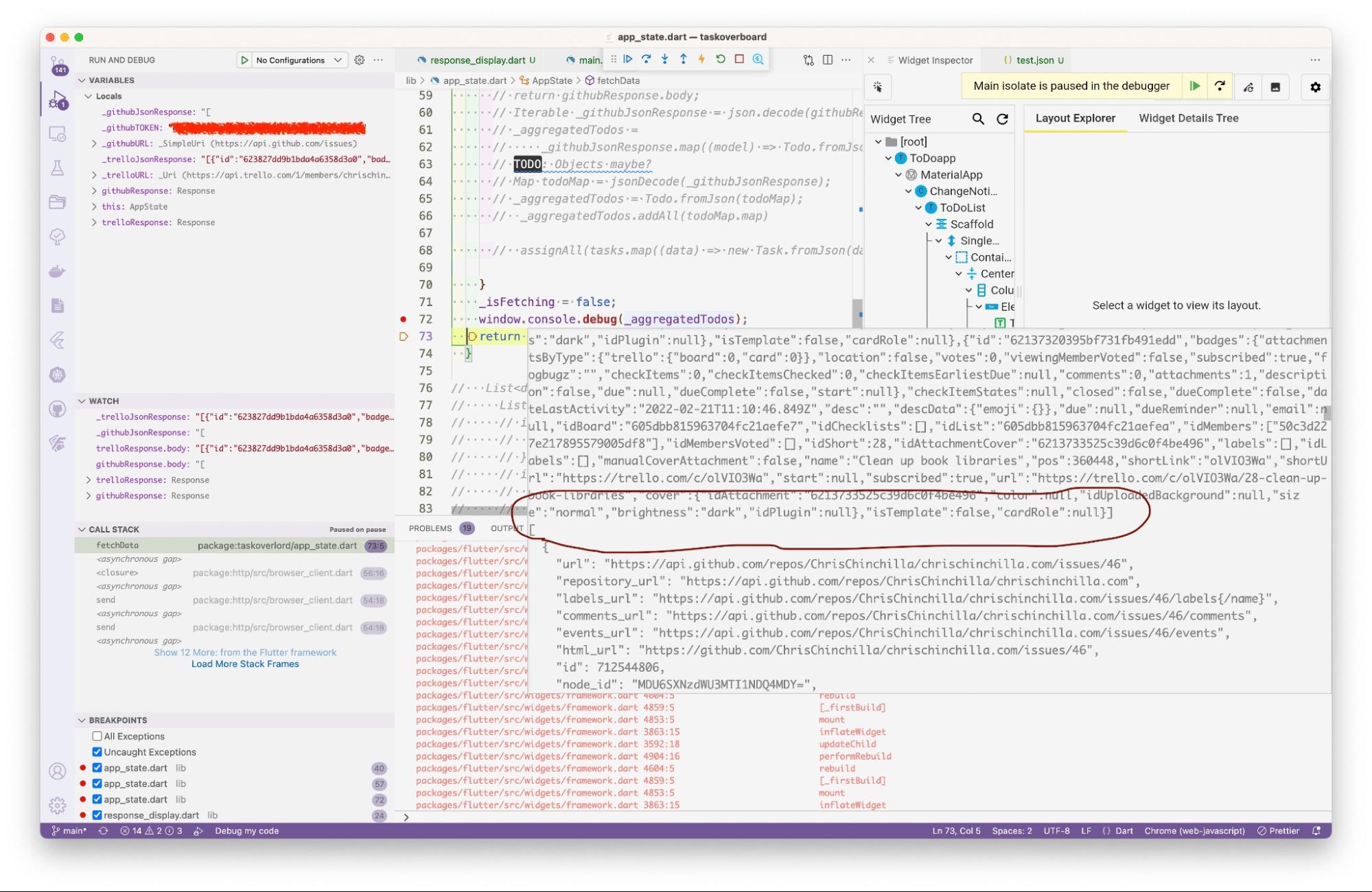 Widget Tree Inspector