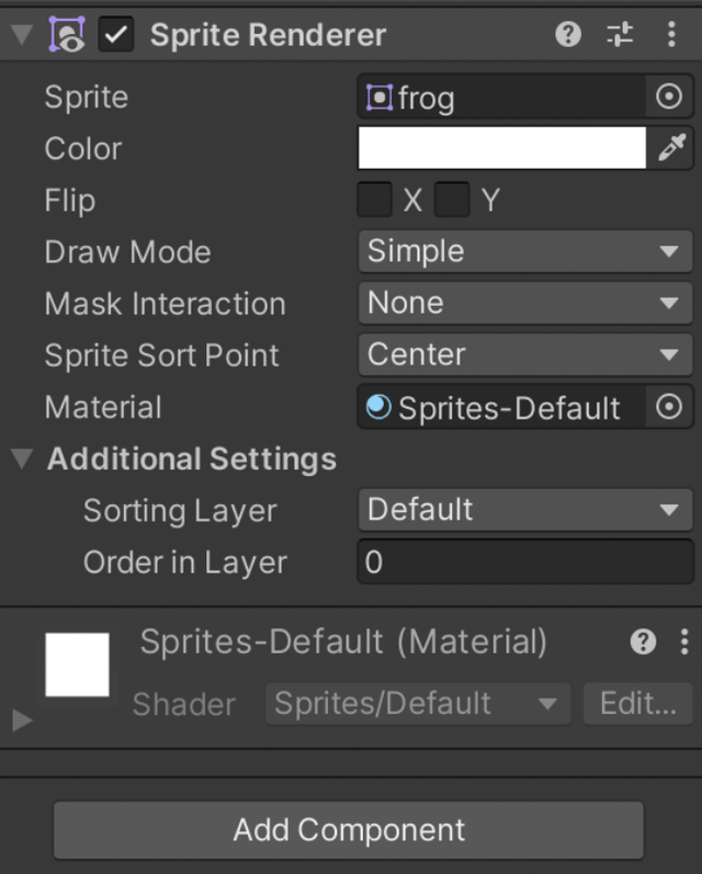 sprite renderer