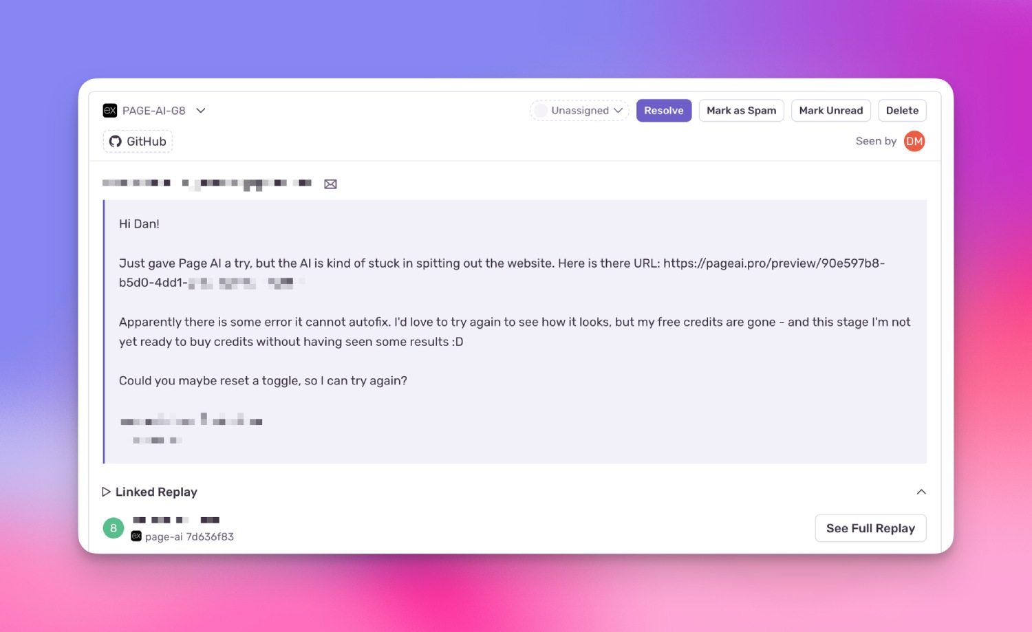 feedback-autofix-issue