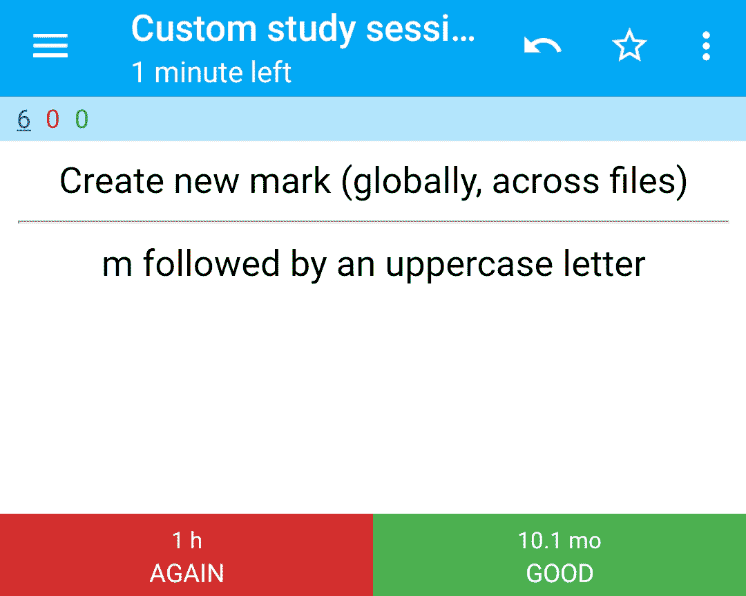 Flashcard for Anki app created by Liz Krane.