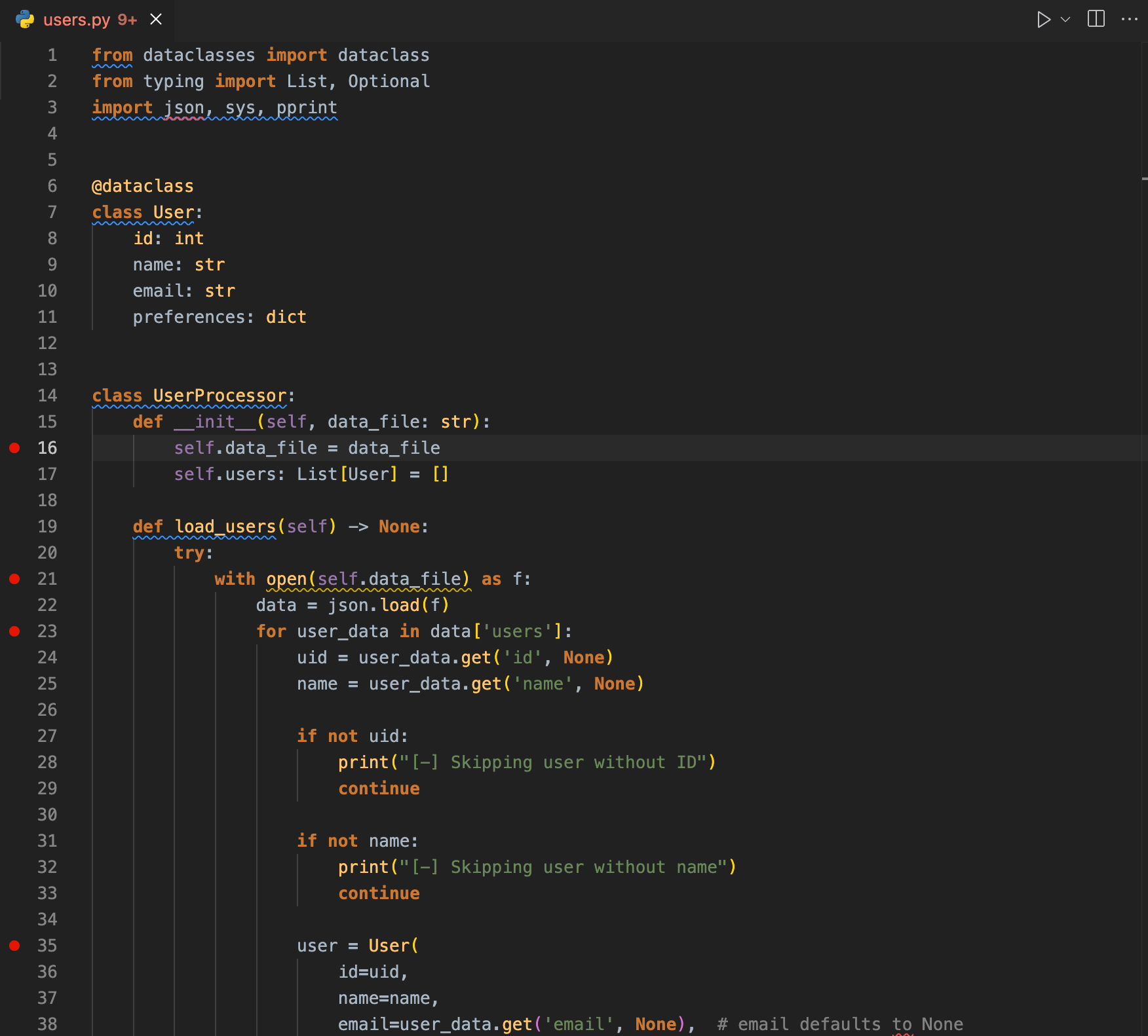 Breakpoints