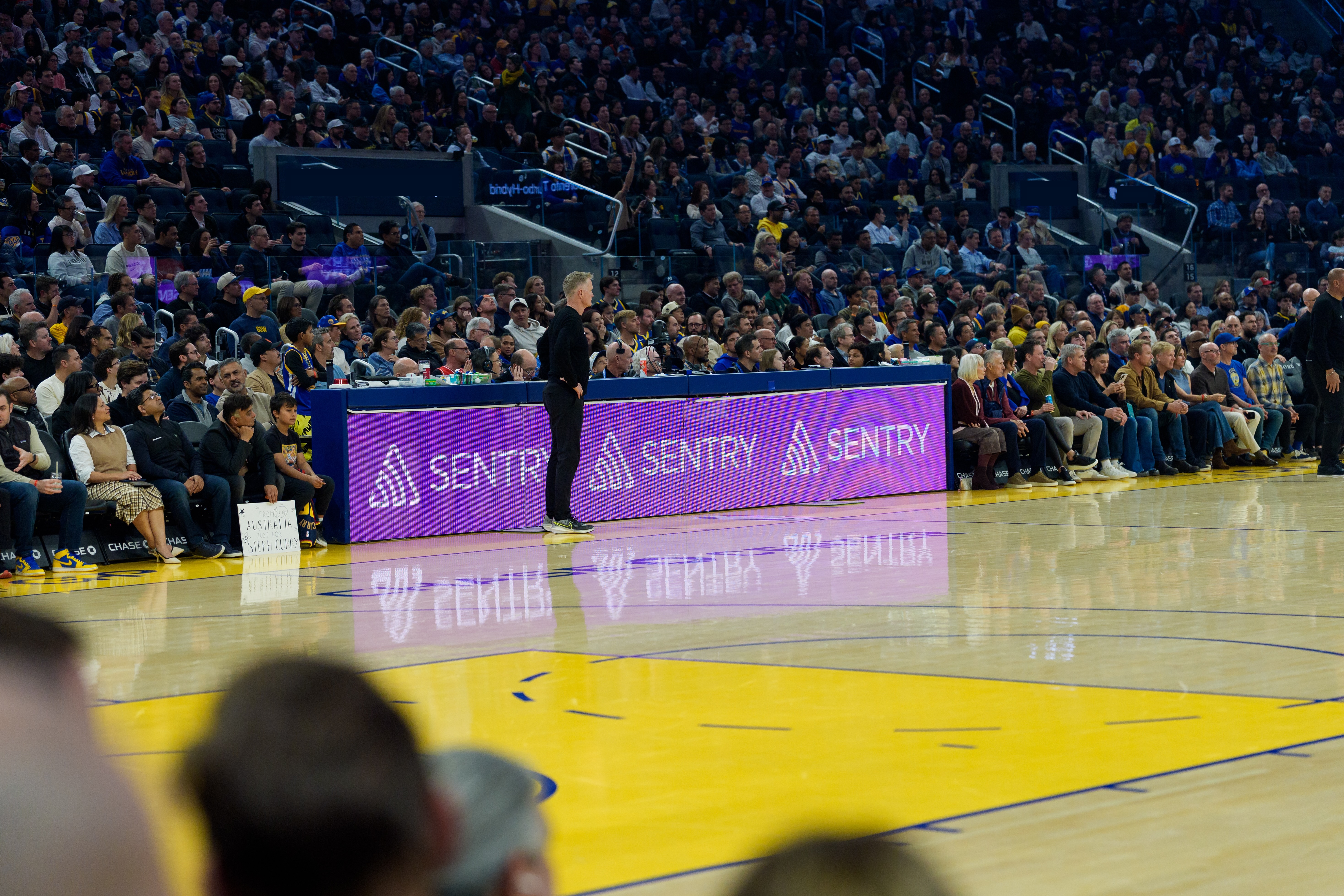 Sentry's partnership with the Golden State Warriors, Valkyries, and Chase Center