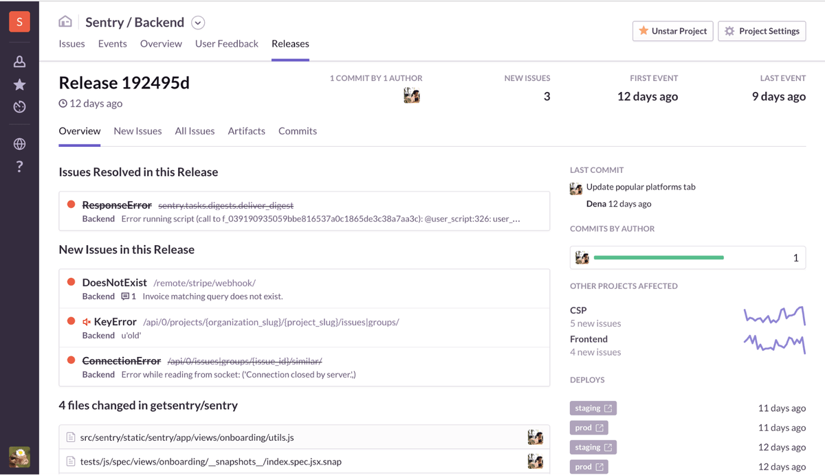 Three Steps to Better Error Monitoring with Sentry Releases for Bitbucket